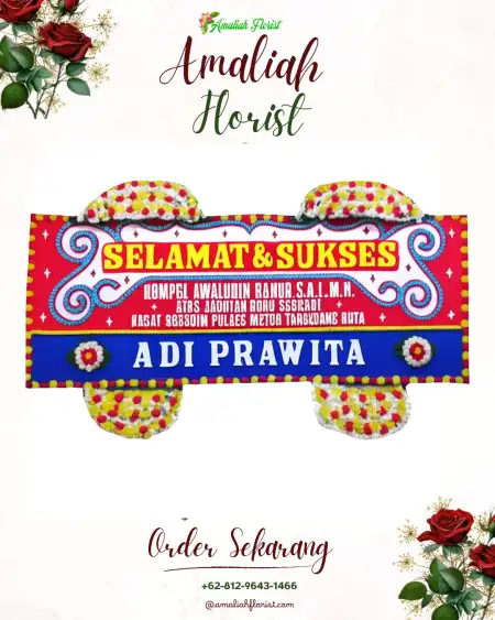 Papan Bunga Ucapan Selamat Bahar Utara